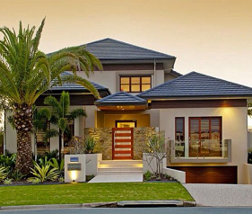 1.	Berikan kesan hangat dengan cat rumah elegan berwarna cokelat
